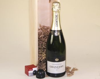 Granzamy Père & Fils Brut Tradition NV & Stopper Wood Box