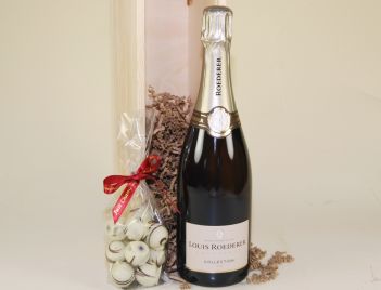 Louis Roederer Collection 243 NV & Truffles Wood Box