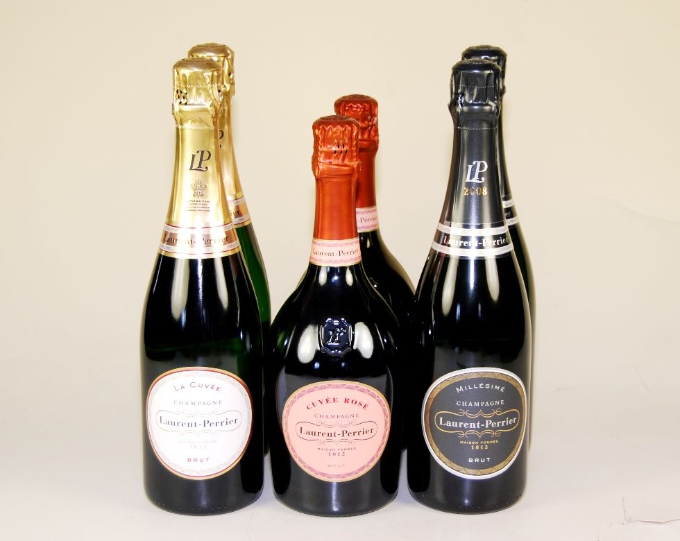 Laurent-Perrier NV, Rosé NV & Vintage 2012 - case of 6 (2 each)