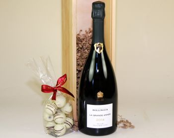 Bollinger La Grande Année Brut 2014 & Truffles Wood Box