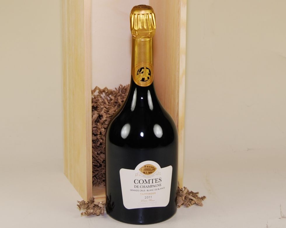 Taittinger Comtes de Champagne Blanc de Blancs 2011 Wood Box