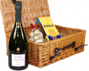 Bollinger La Grande Année Brut 2014 Wicker Hamper