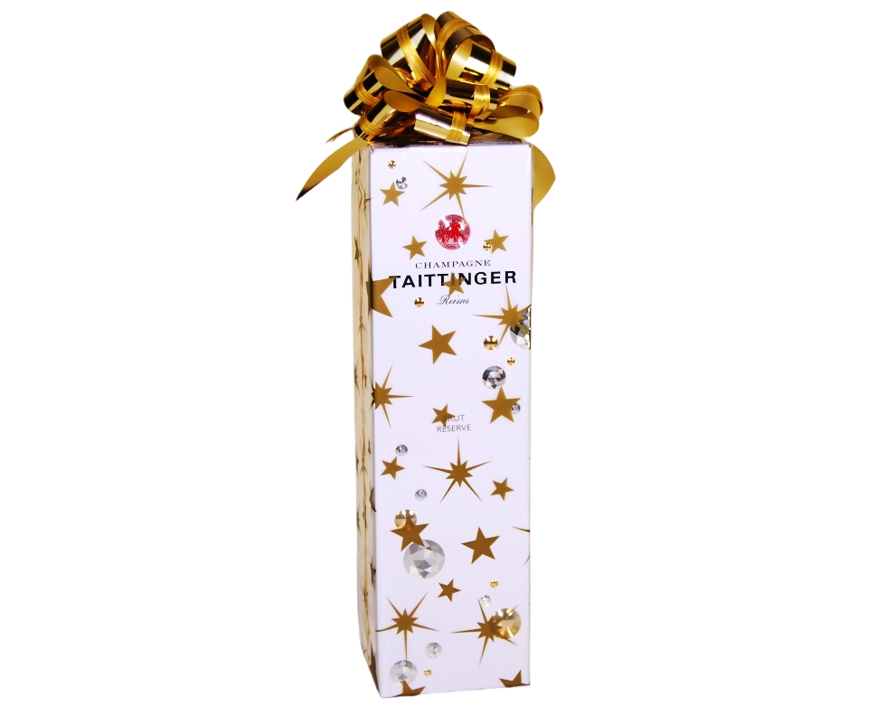 Taittinger Brut Réserve NV Gift Carton with Wrap