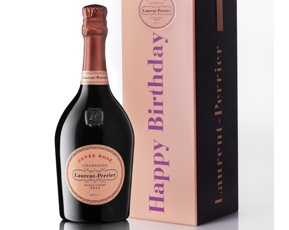 Laurent-Perrier Cuvée Rosé Birthday Tin