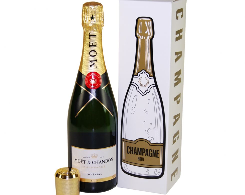 Moët Brut Impérial NV & Stopper Gift Carton