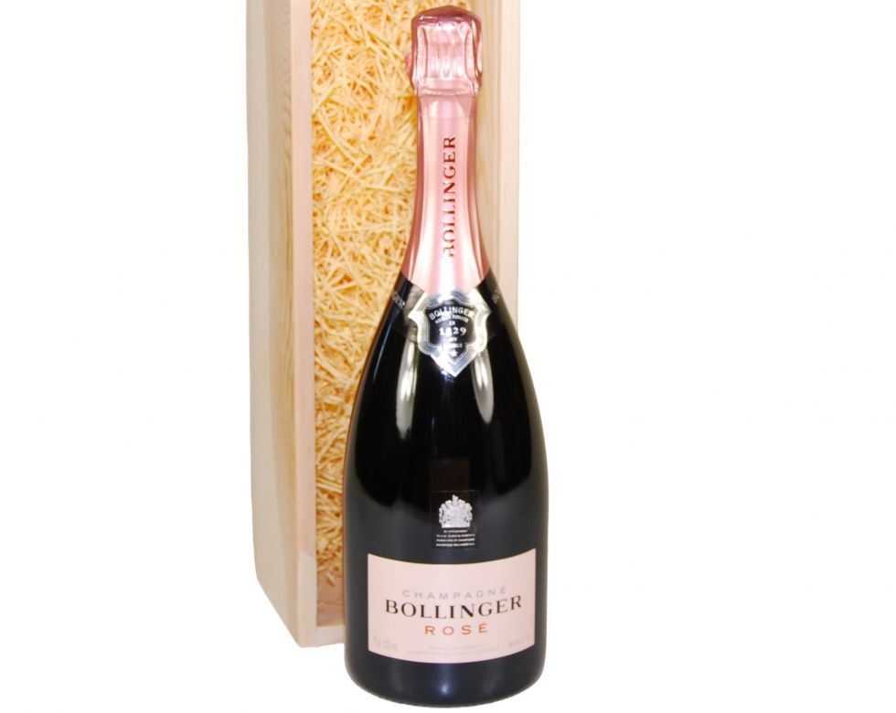 Bollinger Rosé Brut NV Wood Box