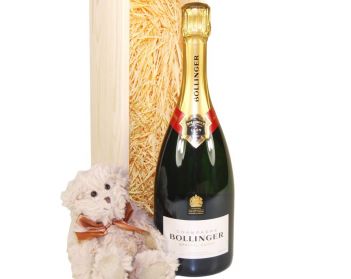 Bollinger Special Cuvée Brut NV & Bear Wood Box