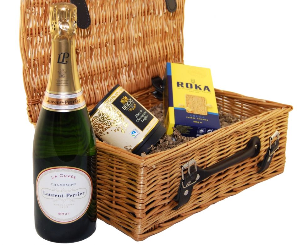 Laurent-Perrier La Cuvée Wicker Hamper