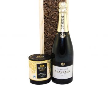 Granzamy Père & Fils Brut NV & Truffles Wood Box