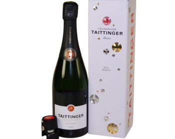 Taittinger Brut Réserve NV & Stopper Gift Carton