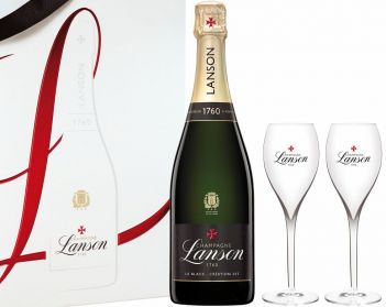 Lanson Le Black Création & Flutes Gift Set