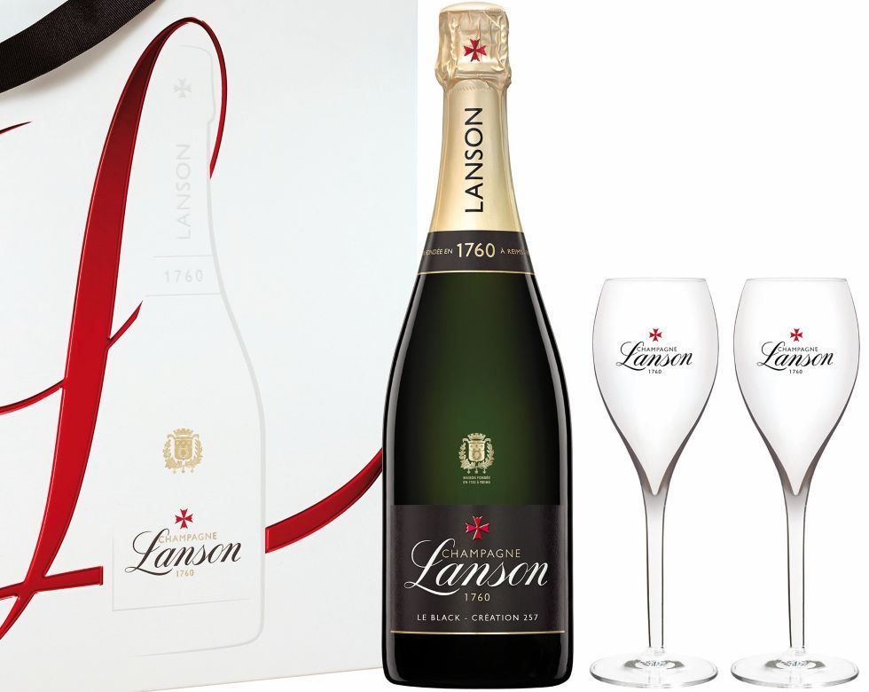 Lanson Le Black Création & Flutes Gift Set