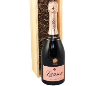 Lanson Le Rosé Création NV Wood Box