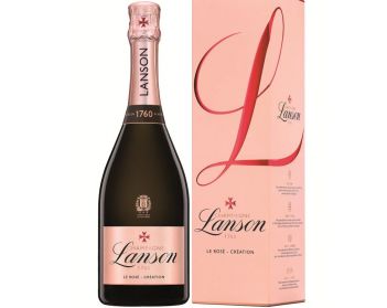Lanson Le Rosé Création Gift Carton