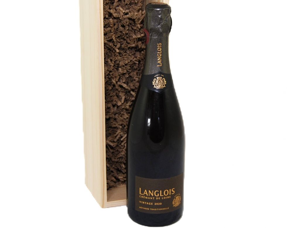 Langlois Crémant de Loire Vintage 2020 Brut NV Wood Box
