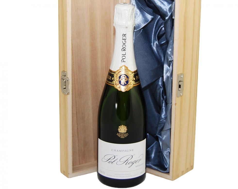 Pol Roger Brut NV Luxury Wood Box