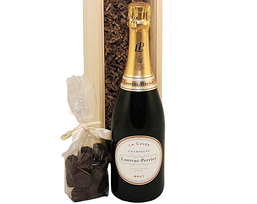 Laurent-Perrier La Cuvée & Truffles Wood Box