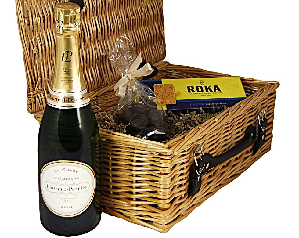 Laurent-Perrier La Cuvée Wicker Hamper