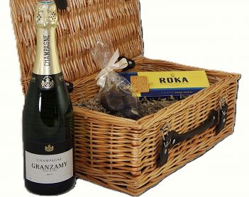 Granzamy Père & Fils Brut Tradition NV Wicker Hamper