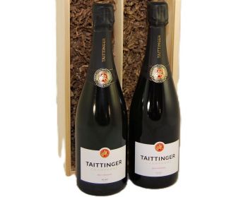 Taittinger Brut Réserve NV Double Wood Box