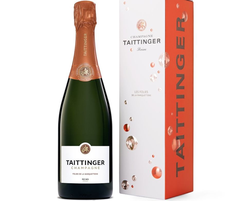 Taittinger Les Folies de la Marquetterie NV Gift Carton