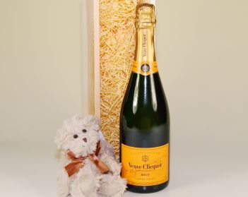 Veuve Clicquot Champagne Gift Set with Bear