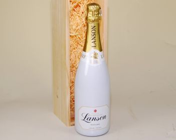 Lanson White Label Sec NV Wood Box